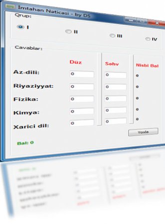 İmtahan Nəticə v 1.0