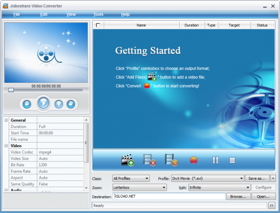 Joboshare Video Converter v3.4.1 Build 0505