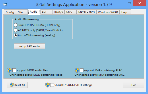 STANDARD Codecs for Windows 7/8/10 4.8.6 + x64 / Windows 8 Codecs