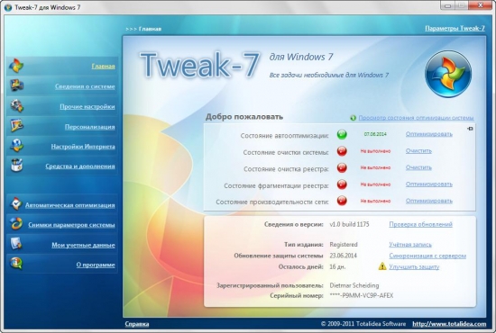 Tweak-7 1.0 Build 1175