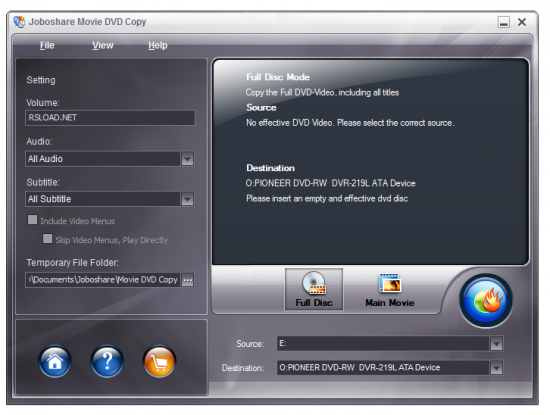 Joboshare Movie DVD Copy 3.5.1.0514