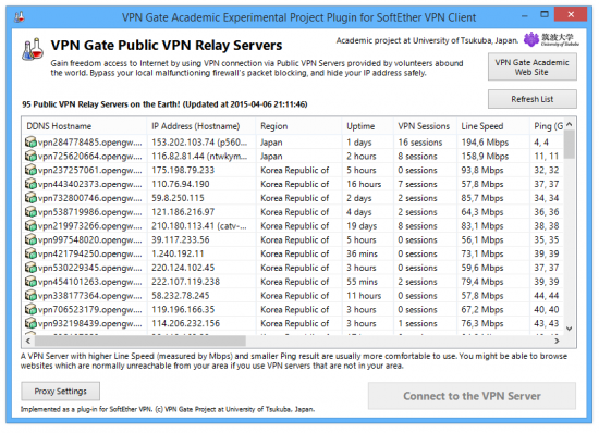 VPN Gate Client Plug-in Build 2016.02.15-Build-9599.134770