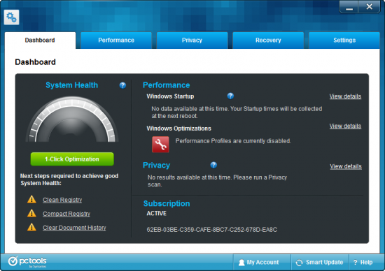 PC Tools Registry Mechanic 11.1.0.188