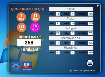 TQDK Bal Hesablayıcı